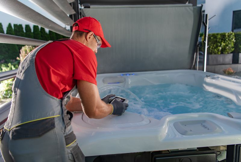 Inground Spa Installation detail